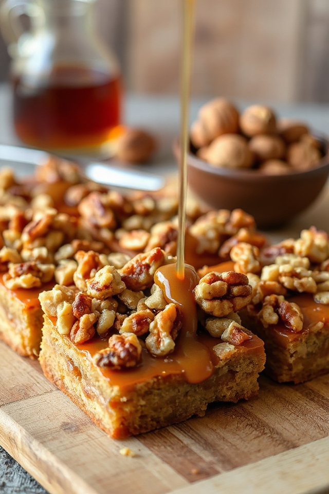 bake sweet walnut maple bars