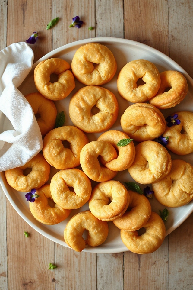 baking sweet yeast cookies