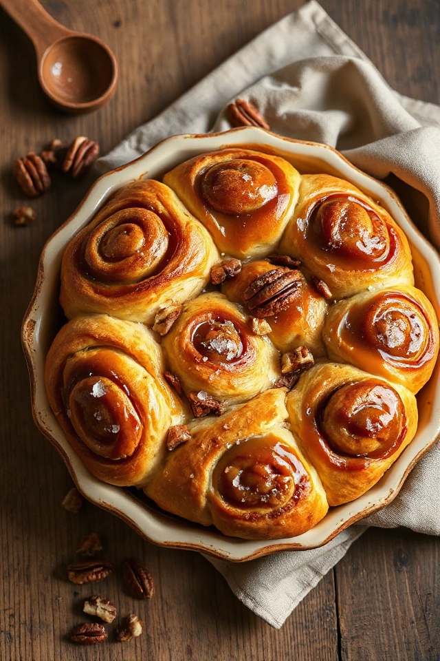caramel nut rolls recipe