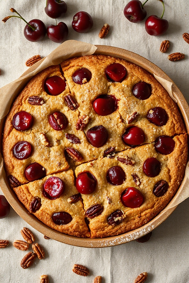 cherry blondies dessert recipe