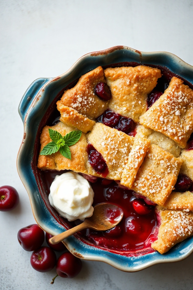 cherry cobbler dessert recipe