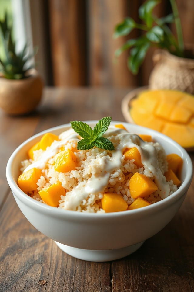 coconut mango rice delight