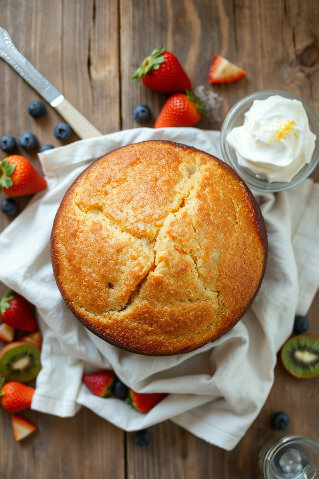 cornmeal cake recipe instructions