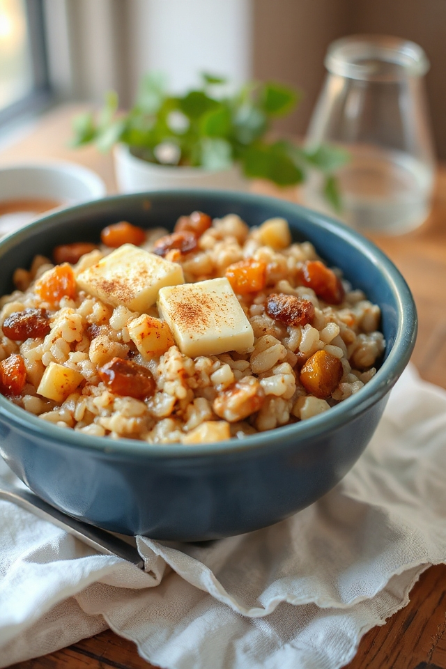 creamy sweet breakfast rice