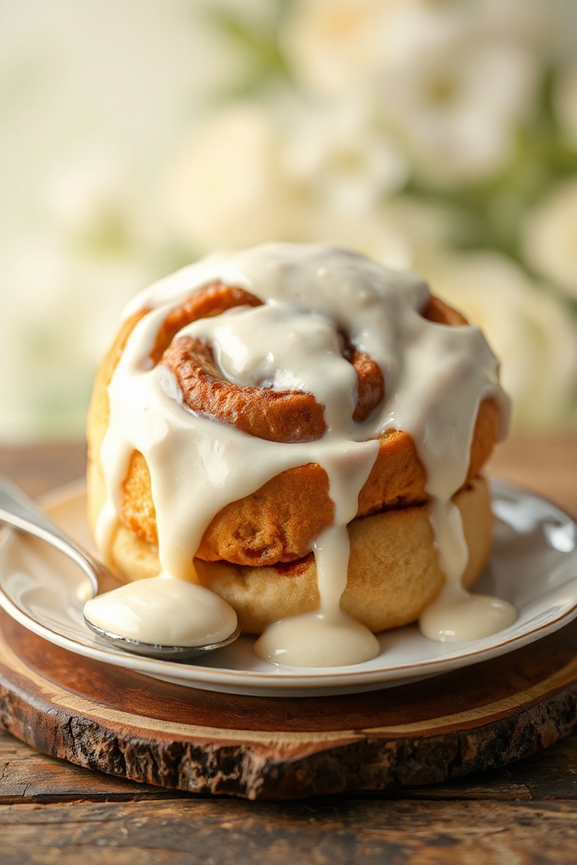 creamy sweet roll frosting