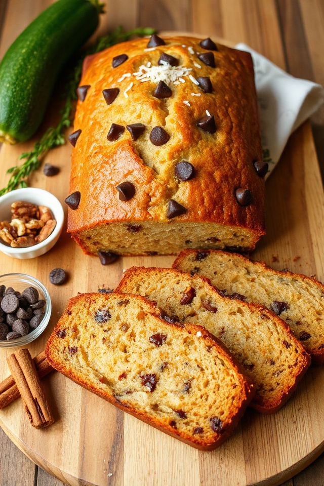 delicious homemade zucchini bread