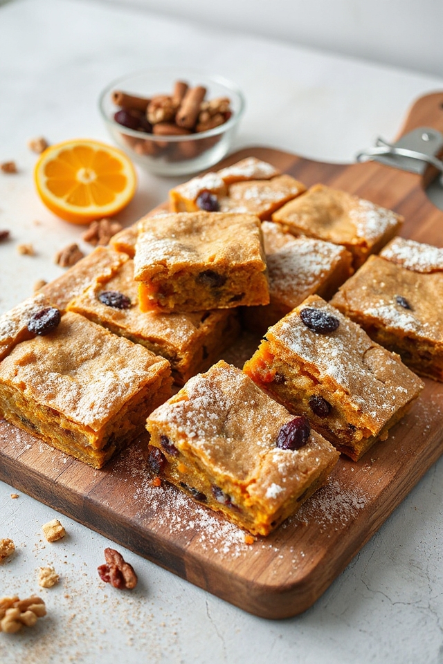 delicious pumpkin carrot dessert