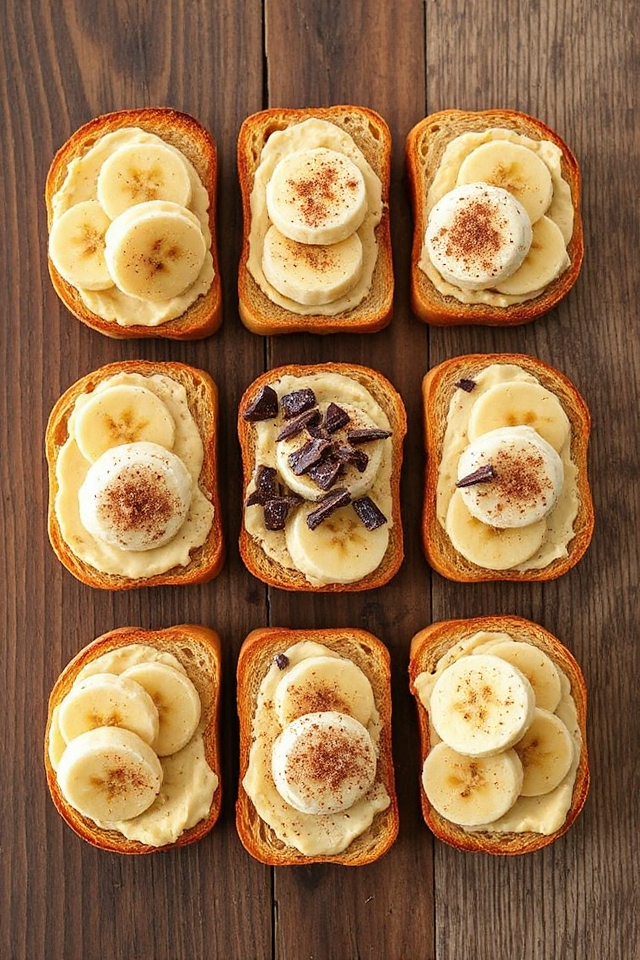 delicious sweet banana appetizer