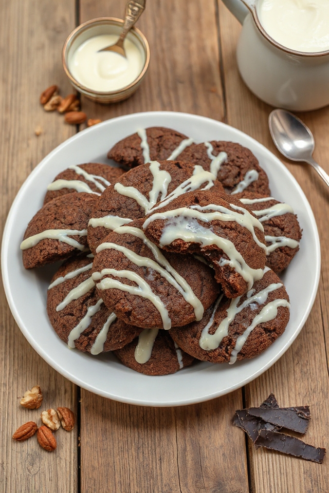 delicious sweet chocolate cookies
