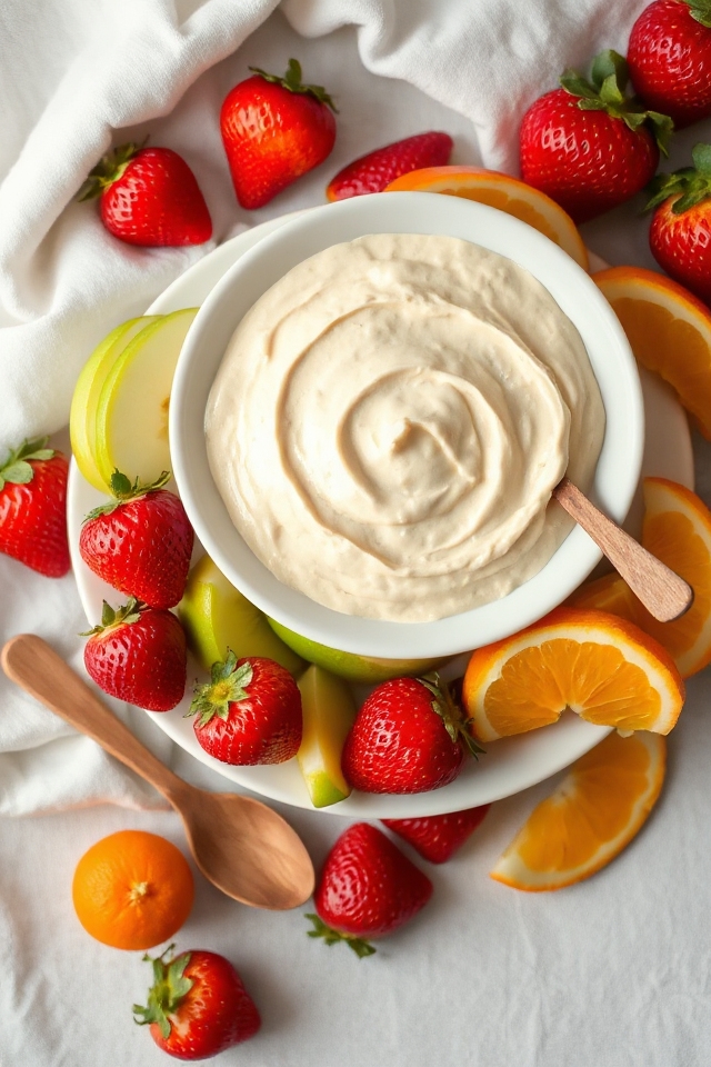 delicious sweet fruit dip