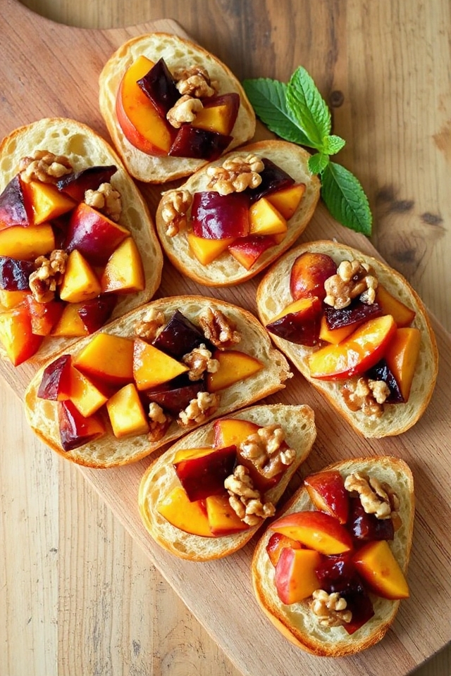 delicious sweet fruit topping