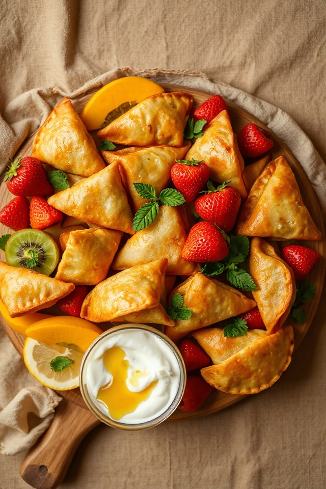 delicious sweet samosas recipe