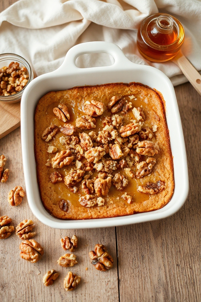 delicious walnut maple dessert