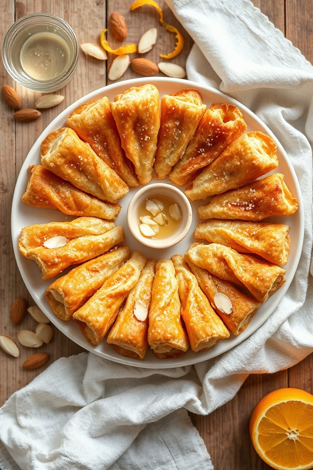 filo pastry cigar treats