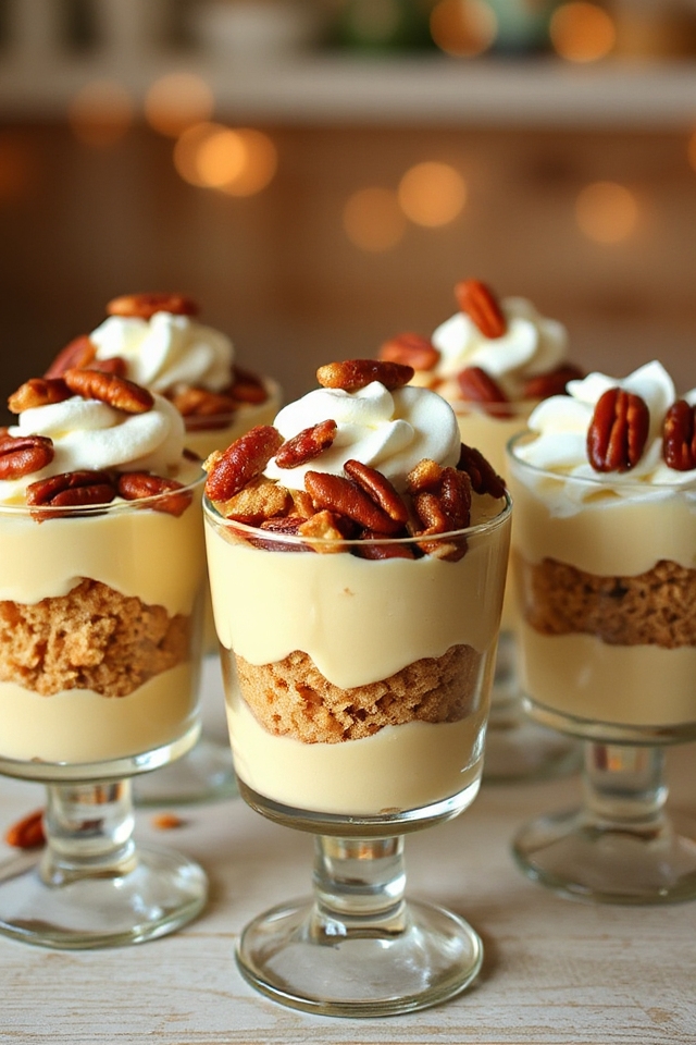 maple pecan dessert parfaits