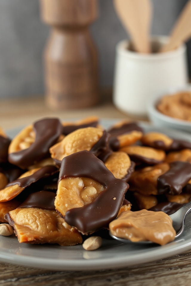 microwave sweet peanut brittle