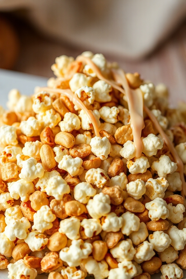 sweet and nutty popcorn