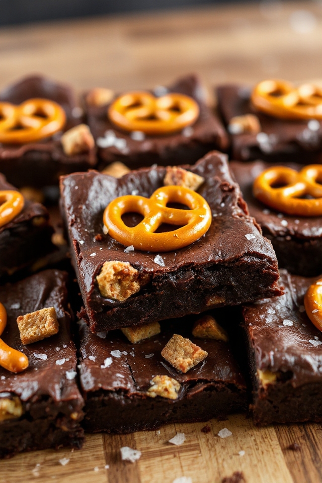 sweet and salty brownies