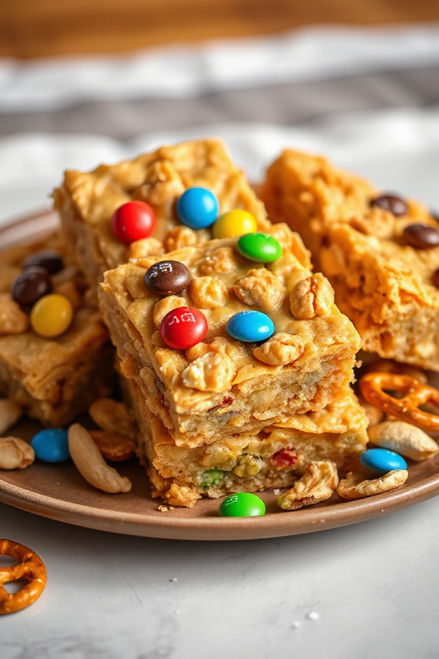 sweet and salty cereal bars