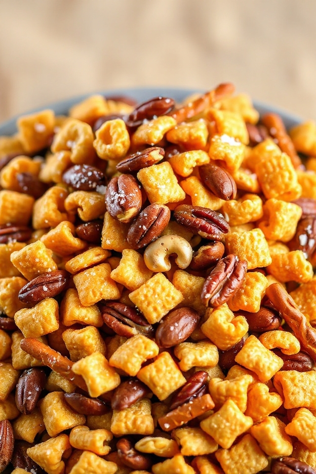 sweet and salty snack mix