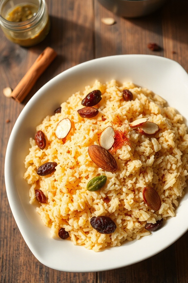 sweet and spiced rice