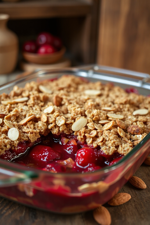 sweet cherry crisp recipe