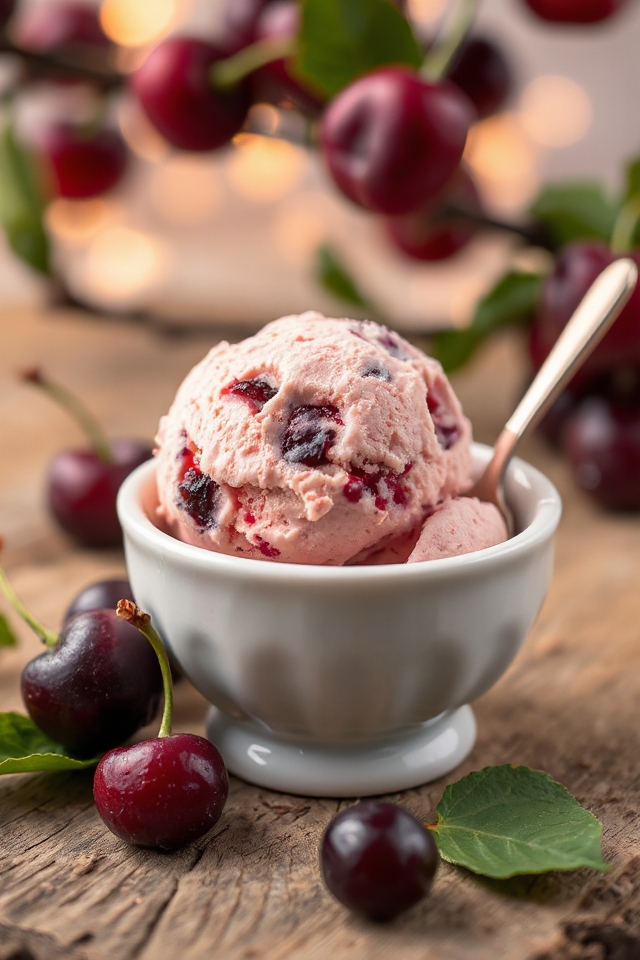sweet cherry ice cream recipe