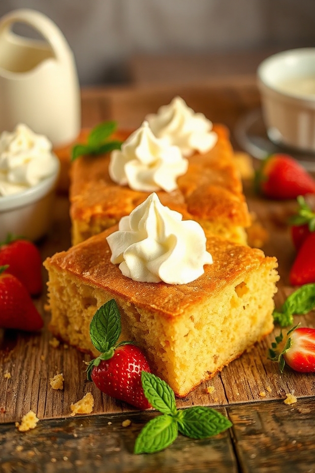 sweet cornmeal cake recipe