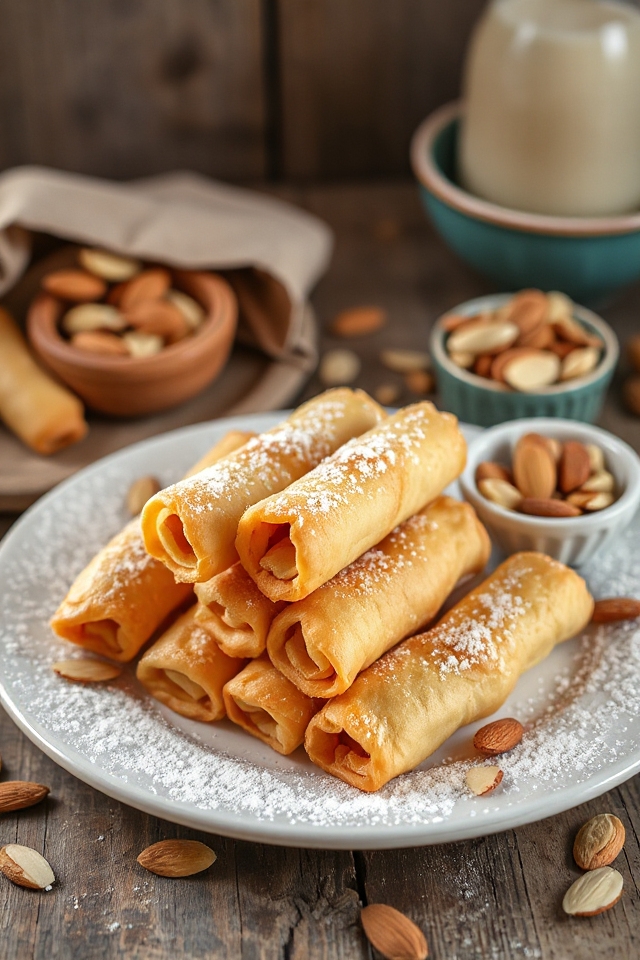 sweet filo cigars recipe