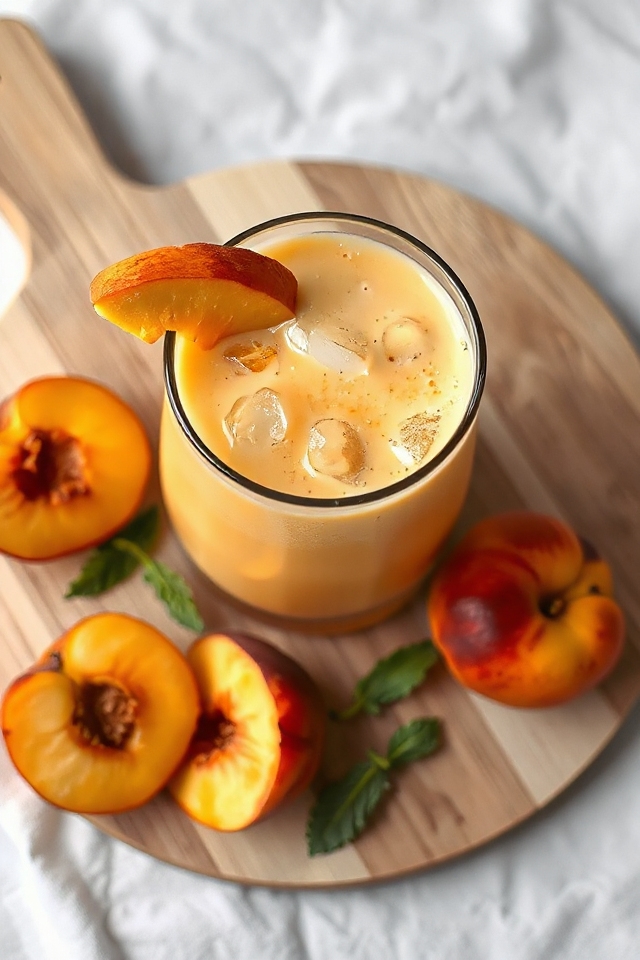 sweet peach lassi recipe