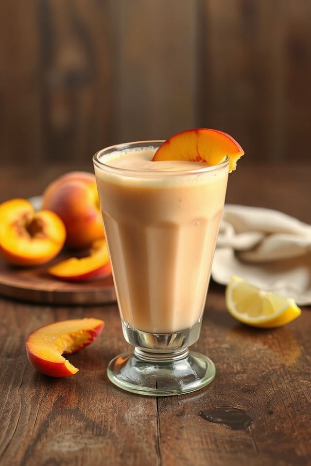 sweet peach lassi recipe