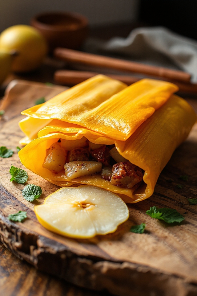 sweet pear tamales recipe