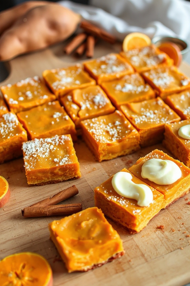 sweet potato bars recipe