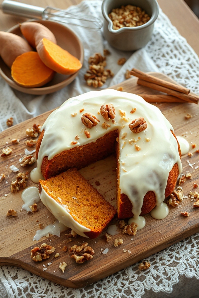 sweet potato cake recipe