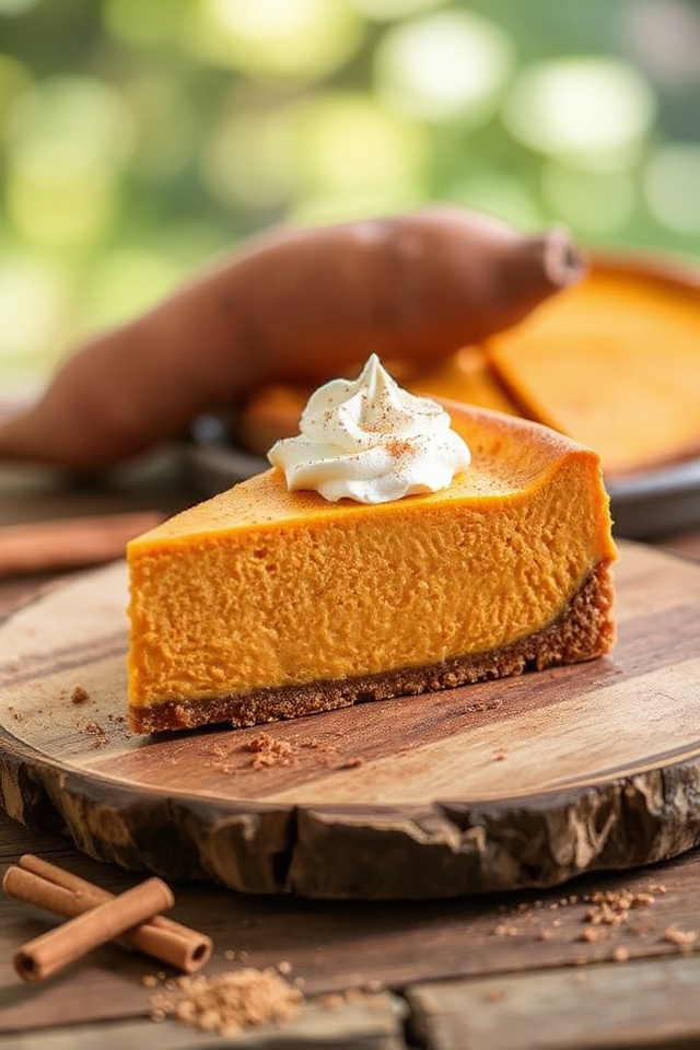 sweet potato cheesecake recipe