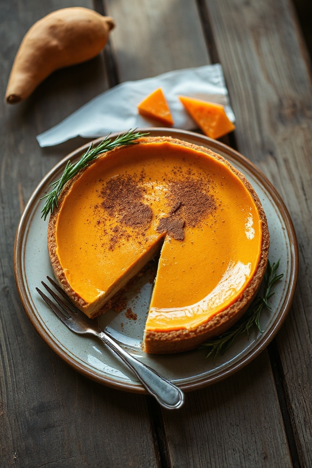 sweet potato cheesecake recipe