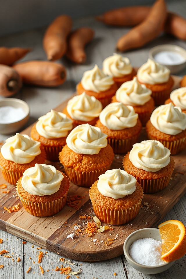 sweet potato cupcake recipe