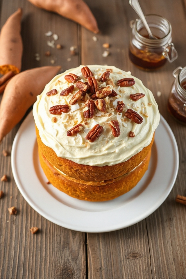 sweet potato layer cake