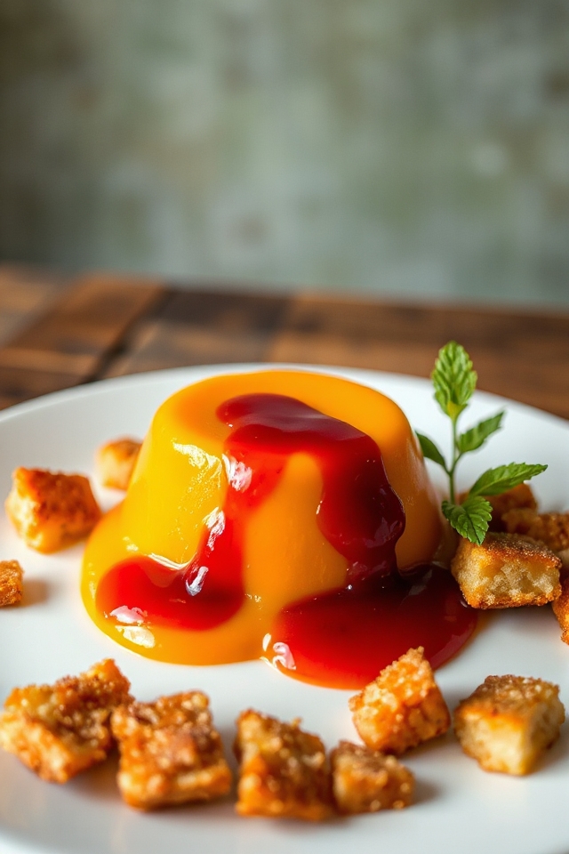 sweet potato panna cotta recipe
