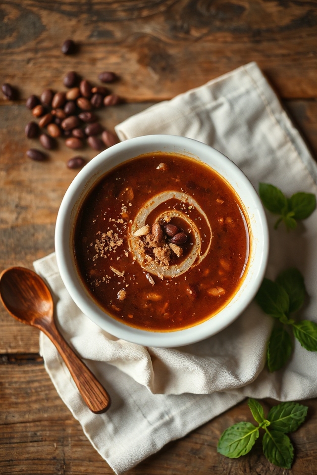 sweet red bean dessert