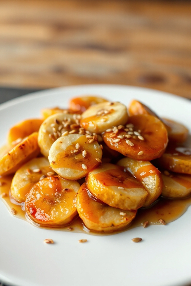 sweet sesame banana delight