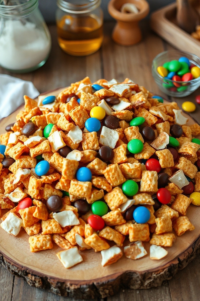 sweet snack mix recipe