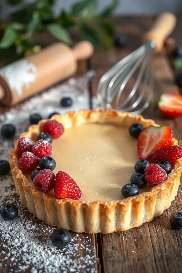 sweet tart dough preparation