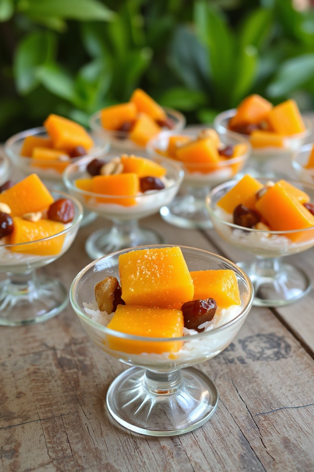 tropical orange dessert delight